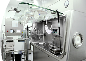 click to enlarge - ClearSphere Sterile Isolator