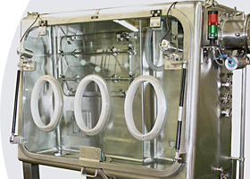 click to enlarge - ClearSphere Sterile Isolator